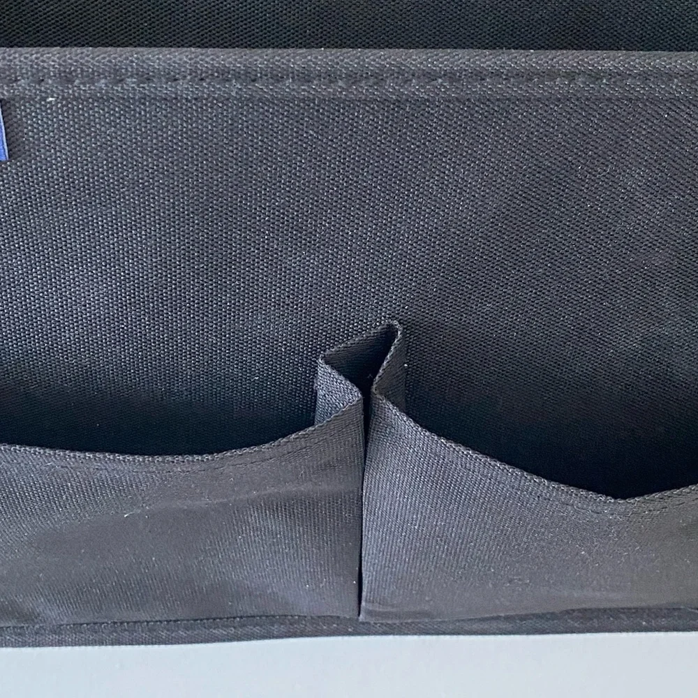 Surblue bedside caddy hanging  organizer with pockets for beds, chairs desks etc